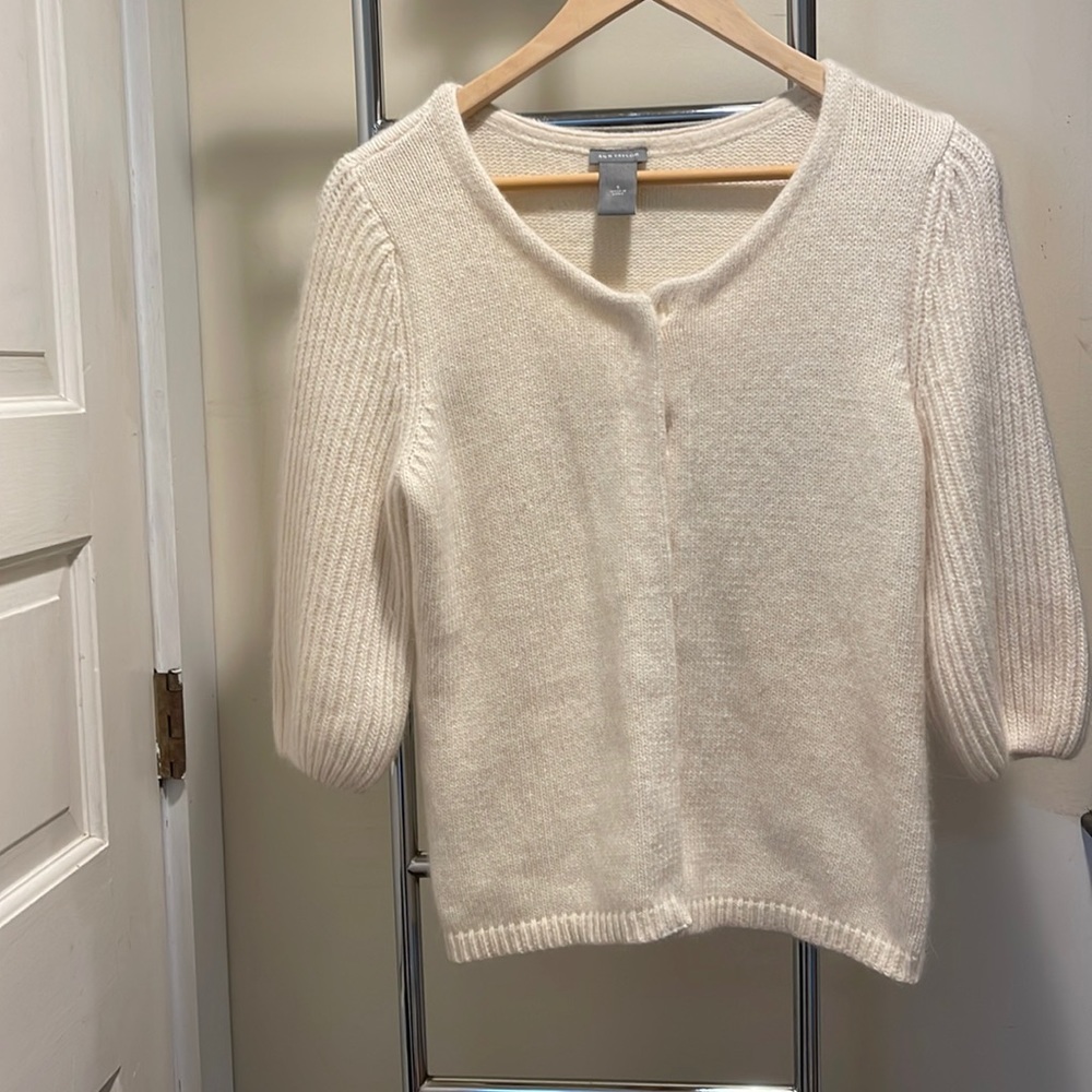 Ann Taylor Angora Lambs Wool Sweater